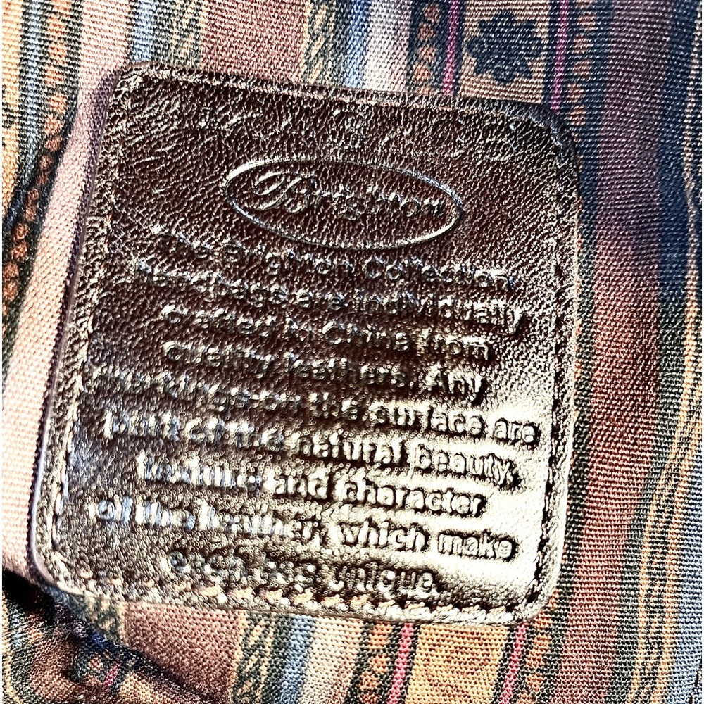 Brighton brown suede shoulder bag - Picture 6 of 11